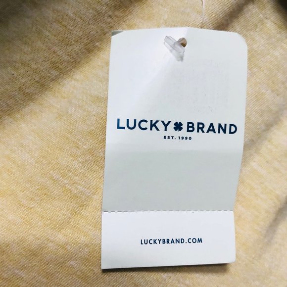 Lucky Brand Gold Tee Shirt - New with Tags - Picture 5 of 5